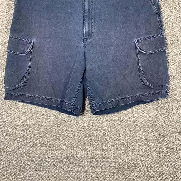 Polo Ralph Lauren Mens Cargo Shorts 38 Blue‎ Pockets Flat Front Classic Preppy - Picture 3 of 12